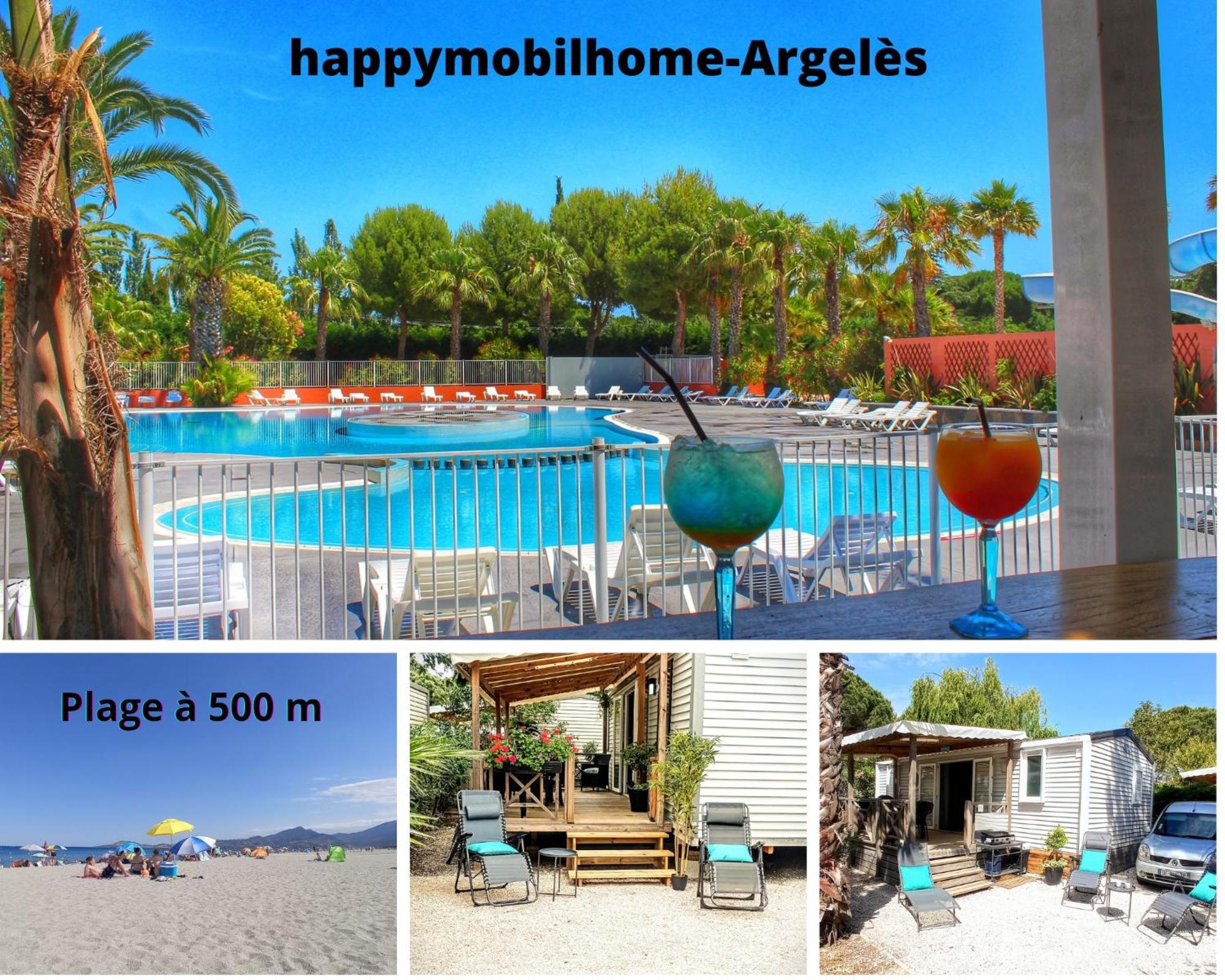 Happymobilhome Argeles-Sur-Mer -Plage A 500M- Camping 4 Etoiles Del Mar Exteriör bild